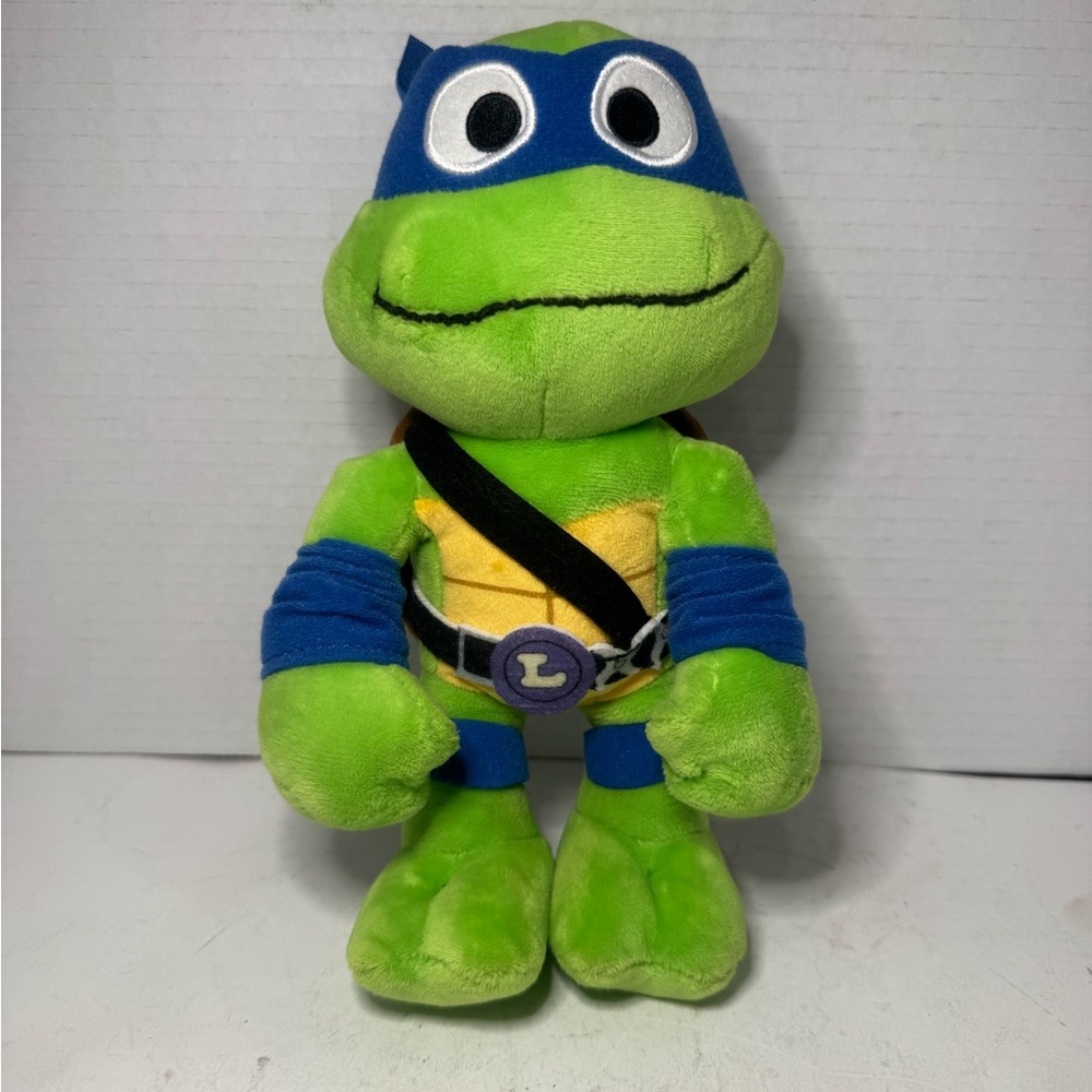 Teenage Mutant Ninja Turtle Mayhem Plush Leo Leonardo Stuffed Animal TMNT Mattel